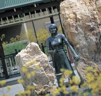 St Barbara Square and Statue