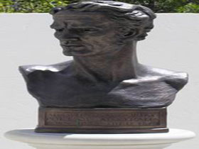Adam Lindsay Gordon Bronze Bust - Accommodation in Bendigo 0