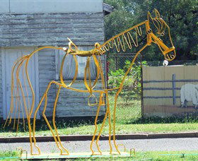 Augathella Wrought Iron Sculptures - Accommodation in Bendigo 0
