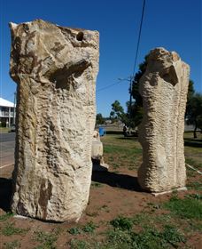 Fossilised Forrest Sculptures - Accommodation in Bendigo 0