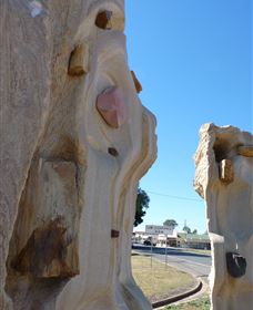 Fossilised Forrest Sculptures - Accommodation in Bendigo 2