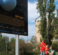 Worlds Largest Virtual Solar System Drive - Accommodation in Bendigo