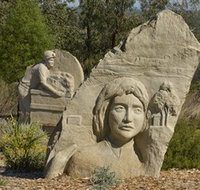 Heritage Sculptures at Pensioners Hill Lookout - Accommodation in Bendigo