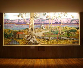Adaminaby Memorial Hall Stage Curtain - Accommodation in Bendigo 0