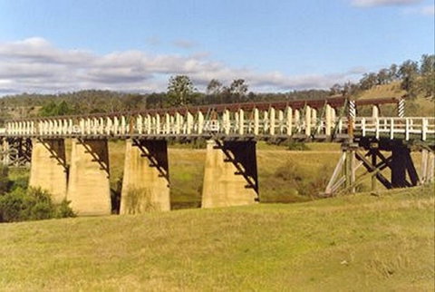 Historic Tabulam DeBurgh Timber Bridge - Accommodation in Bendigo 0