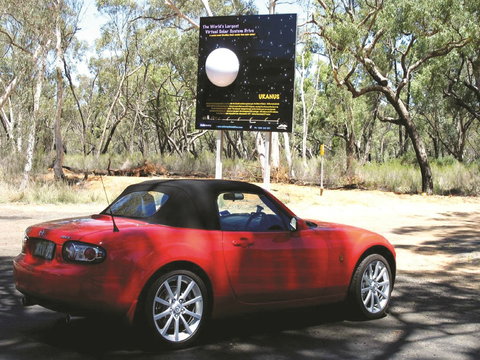 Worlds Largest Virtual Solar System Drive - Accommodation in Bendigo 0
