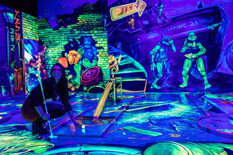 Glowing Rooms 3D Mini Golf - Accommodation in Bendigo 1
