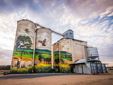 Grenfell Commodities Silos - Accommodation in Bendigo 0