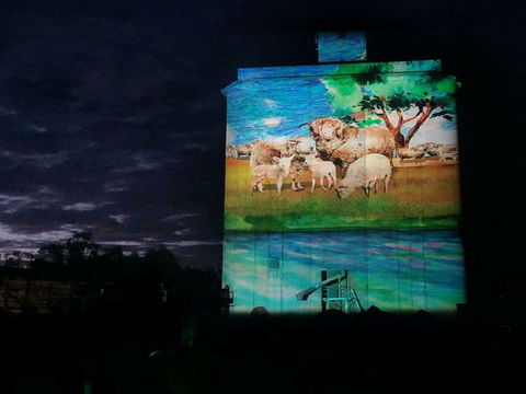 Quorn Silo Light Show - Accommodation in Bendigo 0
