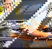 Fireside Pig and Pinot at Contentious Character - Accommodation in Bendigo