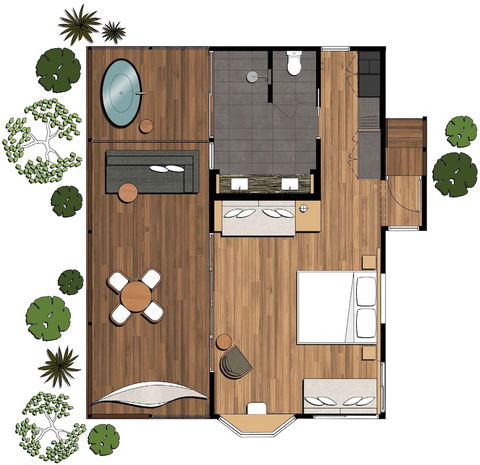 Silky Oaks Lodge - Accommodation in Bendigo 4