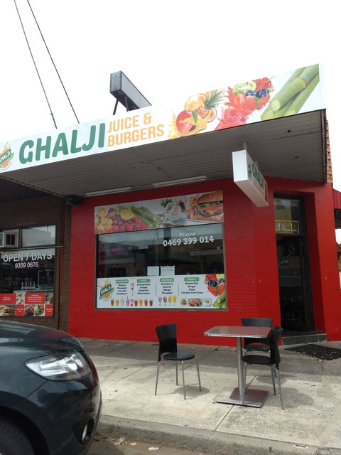 Ghalji Juice & Burgers - Accommodation in Bendigo 0