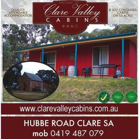 Clare Valley Cabins - Accommodation in Bendigo 36