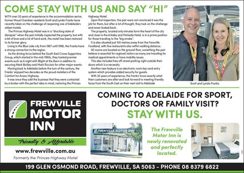 Frewville Motor Inn - Accommodation in Bendigo 7