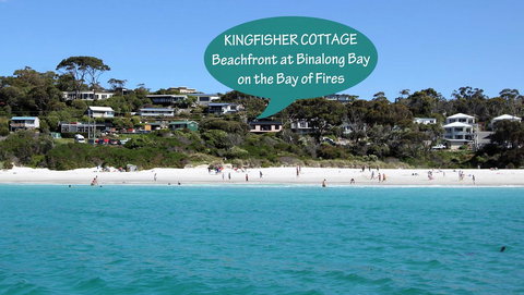 KINGFISHER COTTAGE Beachfront At The Binalong Bay - Accommodation in Bendigo 16