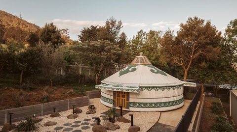 Mongolian Crafted Yurt With Private Spa And Spectacular Views - Accommodation in Bendigo 0